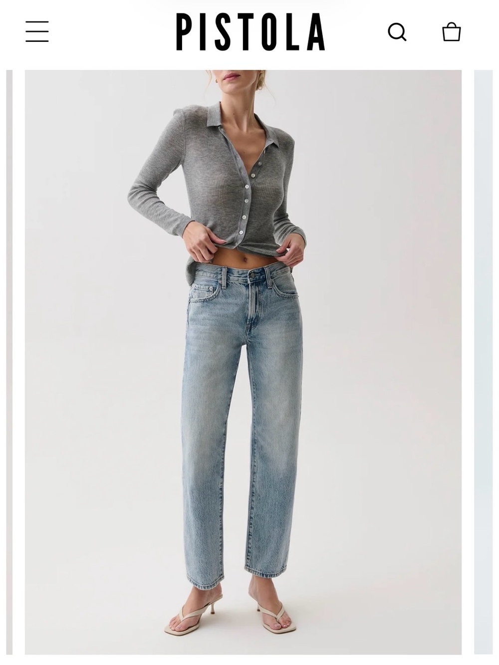 Pistola Lexi jeans - light blue